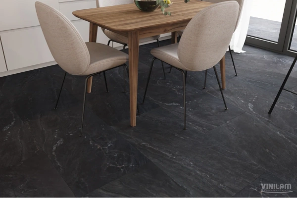 Кварцвиниловый ламинат CERAMO VINILAM GLUE 91910 Неаполитанский Черный Glue